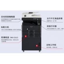 夏普（SHARP）BP-M2522R 復印機 A3黑白激光多功能一體機（標配+第二紙盒+工作臺落地）